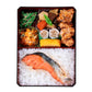 白米の上に焼鮭がのったオリジナル食品サンプル「鮭弁当」の商品画像です。