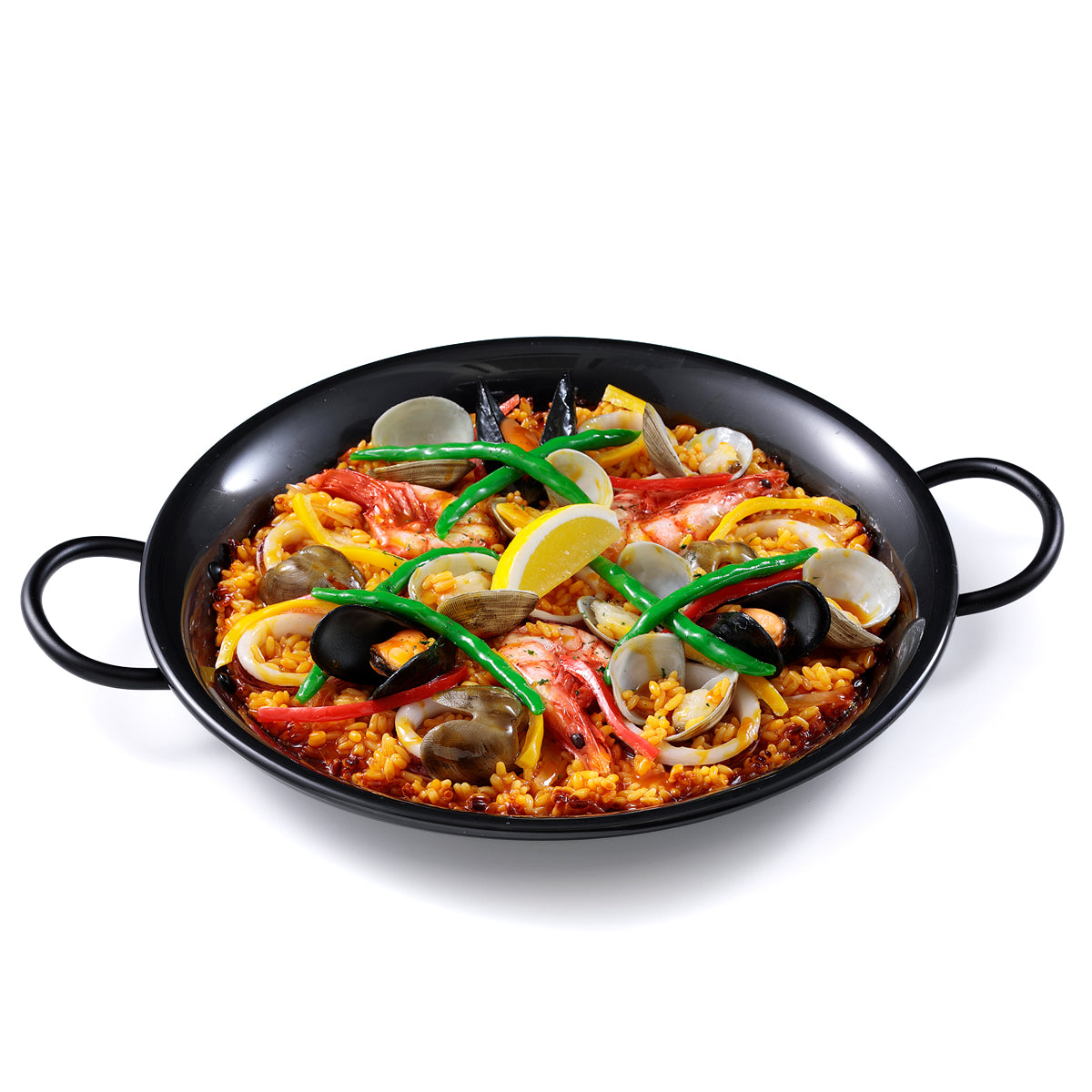 オリジナル食品サンプル「パエリア」の商品画像です。(英語表記) paella