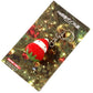 これは元祖食品サンプル屋【クリスマス限定】キーリング　サンタクロースイチゴの商品写真です。