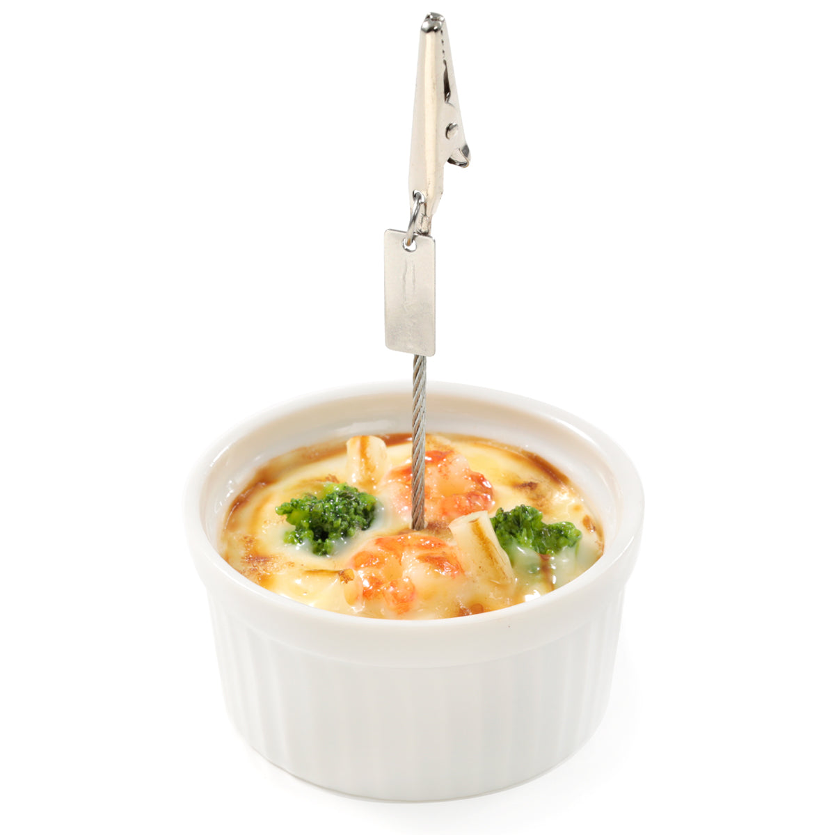 これは元祖食品サンプル屋の「グラタン クリップ」の商品画像です。