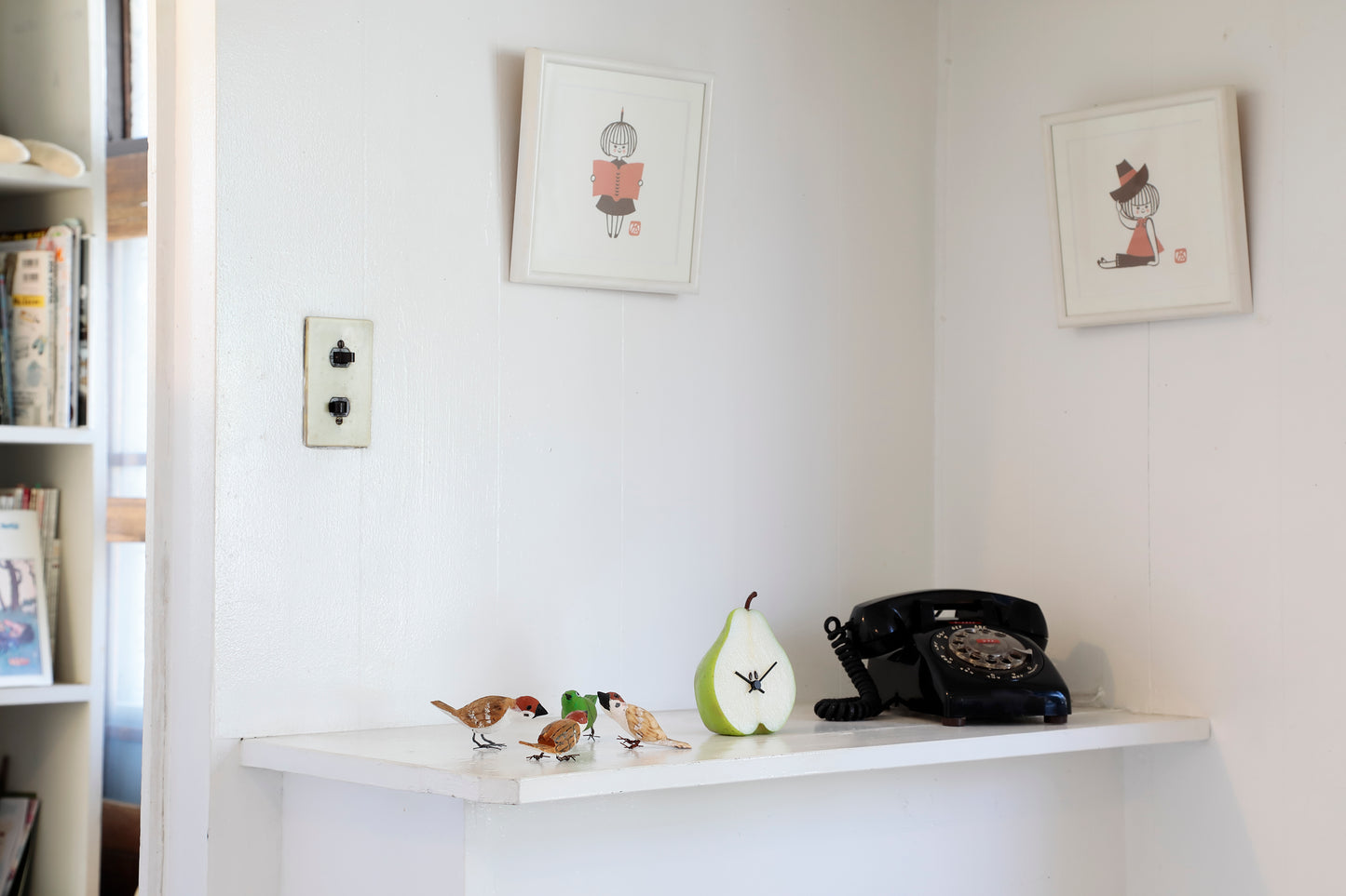 これは元祖食品サンプル屋「Replica Food Clock  ラ・フランス」の部屋に置いたイメージ写真です。