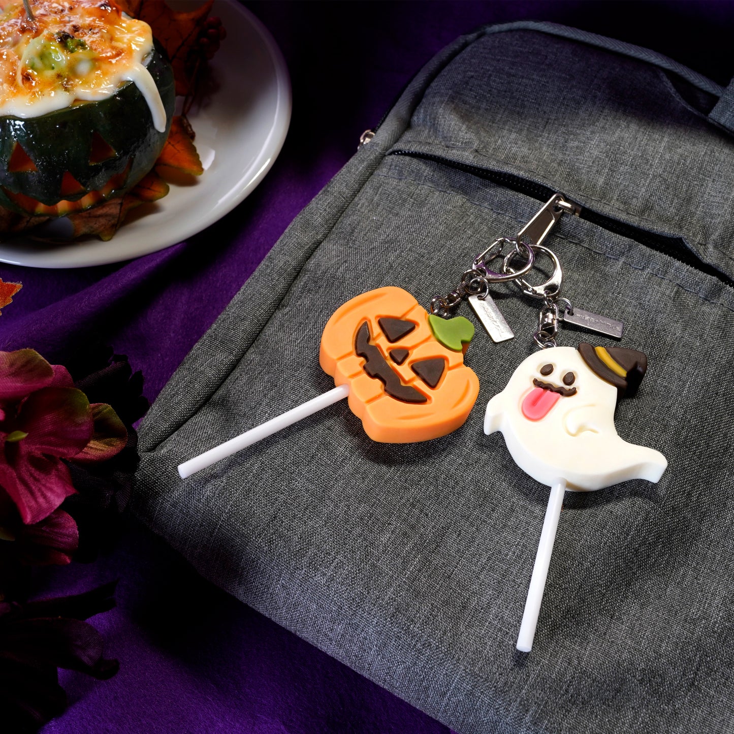 【ハロウィン限定】ハロウィンチョコ棒付き　オバケ　