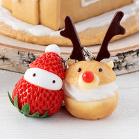 【クリスマス限定】キーリング　サンタクロースイチゴ